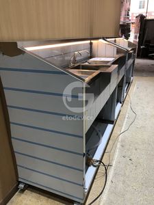 Estación de coctelería móvil de acero inoxidable para food truck, estación de bar móvil para fiestas. - Product Image 5