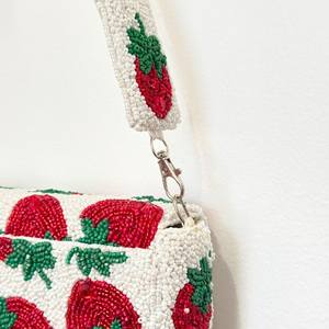 Sac à main en perles de verre multicolores MS Handicraft Sac à main décontracté indien fait à la main en forme de perles personnalisables Style baguette - Product Image 5