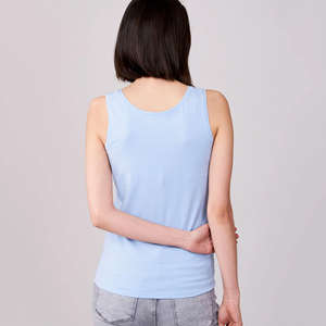 Camiseta sin Mangas de Yoga con Cuello Redondo para Mujer, Ligera, Suave y Cómoda, Chaleco Informal de Verano - Product Image 2