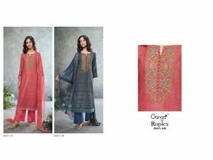 Premium tejido sólido bordado Salwar Kameez catálogo completo disponible a precio mayorista ideal para ropa de fiesta - Product Image 4