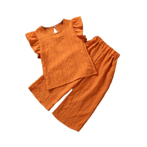 ชุดเดรสเด็กแขนบานลำลองสำหรับเด็กผู้หญิงชุดเดรสสำหรับเด็กฤดูร้อนระบายอากาศได้ดี - Product Image 6