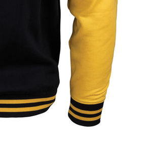 OEM Fabricante de alta calidad Chenille bordado Hombres Universidad personalizada Béisbol Bomber Letterman Crop Leather Varsity Jacket - Product Image 3