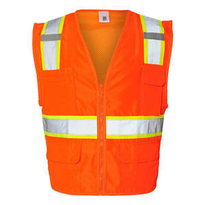 Gilet de sécurité personnalisé de haute qualité, prix bas, vêtements de travail, gilet de sécurité léger - Product Image 3