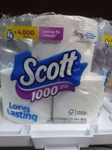 Meilleure vente de papier toilette Scott ComfortPlus, 12 rouleaux doubles, 231 feuilles par rouleau, papier hygiénique septique, 1 pli - Product Image 3