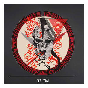 Biker SONS OF SPARTA VIRGINIA patchs 3 pièces ensemble moto motard gilet dos brodé fer sur patchs - Product Image 4