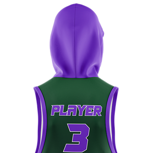 OEM Custom 100% Cotton Sublimation Sleeveless Hoodie Men Embossed Printing Heavyweight Sublimation Sleeveless <b>Warm</b> <b>Fleece</b> Fabric - Product Image 5