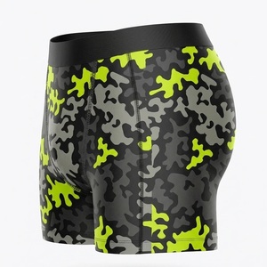 Short de compression ajusté pour homme, taille mi-haute élastique, imprimé par sublimation, idéal pour les squats et l'entraînement en salle de sport - Product Image 4