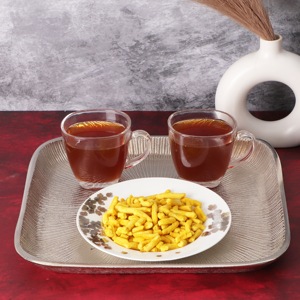 New Design Heavy Duty square Dessert Salad Plate Stainless Steel Plate Metal Food Serving Dishes <b>Breakfast</b> <b>Tray</b> - Product Image 6