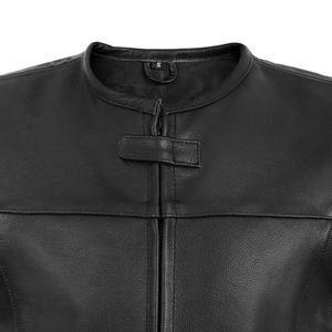 Gilet de moto en cuir véritable Gilet de moto en cuir de vachette pour hommes Gilet de moto en cuir de vachette - Product Image 5