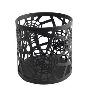 Impresionante Vela decorativa de Metal para Halloween, Color negro mate votivo para el hogar, decoración de Halloween personalizada a granel - Product Image 2