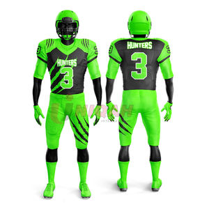 ชุดเสื้อเจอร์ซีย์ฟุตบอลเยาวชนอเมริกันผู้ชายพิมพ์ลายเสื้อโพลีเอสเตอร์/ ผ้าฝ้ายระบายอากาศ - Product Image 1