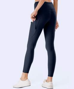 Ensemble de leggings de sport 100% coton de haute qualité pour femmes pantalon de Yoga en coton biologique soie Sport durable taille personnalisable - Product Image 3