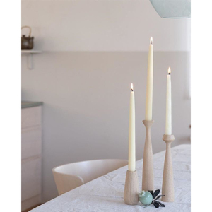 Portavelas de madera de mango de la mejor calidad, soporte de pilar de vela, portavelas de madera de mesa con forma personalizada Vintage para la mejor venta - Product Image 1