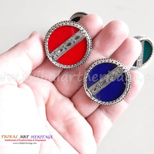 Vente en gros de bagues tribales en argent allemand bijoux de style afghan de qualité supérieure approvisionnement direct en usine - Product Image 2