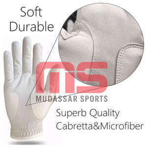 Gant de golf en cuir Cabretta souple et respirant avec logo personnalisé à couleurs personnalisées Gant d'accessoires de golf pour hommes et femmes gauchers - Product Image 2