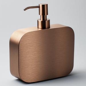 Distributeur de savon en laiton de qualité supérieure, moderne, luxueux, écologique, durable, esthétique, salle de bain, fiabilité élevée, lisse, confortable - Product Image 5