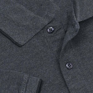 Polos de performance brodés UV Block personnalisés pour hommes, matériau extensible et respirant, collection tennis golf d'été, couleur unie - Product Image 2