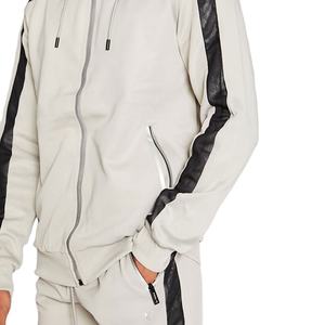 Sweat à capuche d'entraînement sportif pour hommes ensemble de survêtements Logo personnalisé noir coton Gym Fitness survêtement imprimé hiver Jogging 2026 - Product Image 3