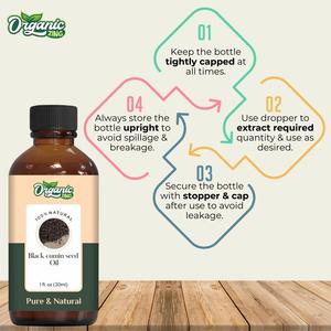 น้ํามันเมล็ดหน่อสีดําออร์แกนิก Zing บริสุทธิ์และเป็นธรรมชาติ 100% ราคาต่ําสุดบรรจุภัณฑ์ที่กําหนดเองมีอยู่ - Product Image 6