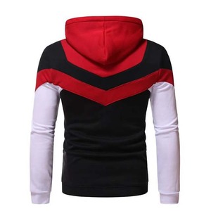 Nuevo diseño de moda, ropa básica de contraste de Color para hombre, sudaderas con capucha, precio barato, sudaderas transpirables de algodón para invierno 100% - Product Image 3