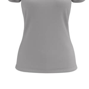 Camisetas de Verano Personalizadas para Mujer, Casuales, de Manga Corta, Transpirables, con Patrón Sólido, Tejido de Punto, Satén, con Logotipo Estampado, 100% Alta Calidad - Product Image 4