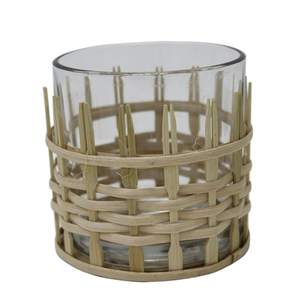 Decoración del hogar Vidrio transparente Acabado natural Vidrio decorativo Soporte votivo de lujo Forma redonda para decoraciones de boda - Product Image 3