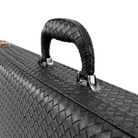 Sac de billard et de billard en PU étui de queue de billard en bois noir sac de transport facile avec des caractéristiques de transport pratiques