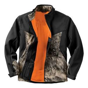 Chaqueta de camuflaje personalizada con cremallera, chaqueta cortavientos sostenible para hombre, chaqueta de camuflaje corta/sublimación para caza - Product Image 5