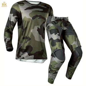 Traje de Motocross Personalizado 2023 Pantalón Negro Mx MTB Azul Negro Camuflaje Mejores Trajes de Motocross Jersey Pantalones - Product Image 6