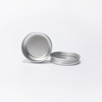 Vente en gros de contenants métalliques multi-usages en aluminium de 30 ml avec couvercle à vis pour cire à cheveux, parfums solides, baumes, cosmétiques