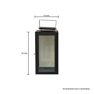 Nuevo diseño último farol negro enmarcado fácil portátil Showpiece linterna aromas decorativos moda 2025 linternas de Navidad vacaciones - Product Image 2