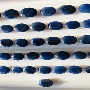 Saphir bleu naturel de qualité AAA pierre précieuse en vrac coupe ovale 5-15 MM belle couleur brillante certifiée IGI originaire d'Afrique - Product Image 2