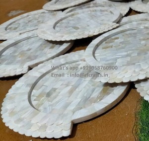 ถาดมุกหรูหราสําหรับของหวาน หวาน โรงแรม ร้านอาหาร บ้าน บนโต๊ะอาหาร อีดรอมฎัน - Product Image 2