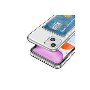 Coque transparente pour iPhone 14 avec revêtement en silicone, finition givrée anti-traces de doigts, antichoc pour 11 Pro et 13 Pro Max - Product Image 3