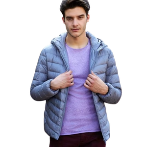Veste d'extérieur OEM ODM Veste d'hiver en duvet ultra légère pour hommes - Product Image 1