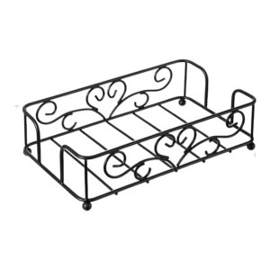 Handmade <b>Black</b> Metal Napkin Holder High Quality <b>Tissue</b> Box Holder Metal Napkin <b>Paper</b> Holder in Low Price - Product Image 1