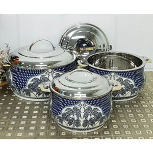 Fournitures de restaurant d'hôtel plat de service de nourriture en métal vaisselle classique plat de casserole d'affichage de dessert de nourriture par le monde indien en métal - Product Image 5