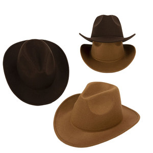 Nuevos sombreros de vaquero de cuero al aire libre para hombres de vaquero occidental personalizados Sombreros de vaquero en cuero genuino Sombreros de moda al por mayor - Product Image 3
