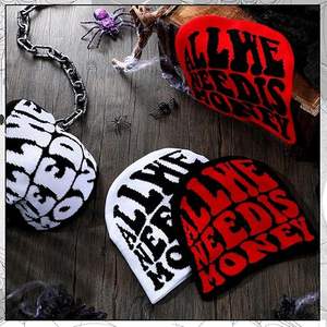 Bonnets graphiques à pois double face pour adultes unisexes 100% Acrylique tricoté personnalisable - Product Image 3