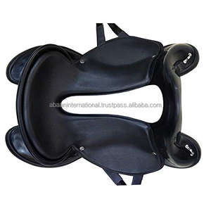 Selle d'endurance anglaise pour cheval en fibre de carbone, cuir synthétique durable, étriers en nylon de haute qualité, logo personnalisé, couleur, cheval monté - Product Image 3