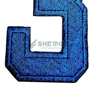 Parches de chenilla tejidos de tela personalizados, insignias de ropa bordadas para ropa de calle, parches de tamaño personalizado bordados al por mayor - Product Image 4