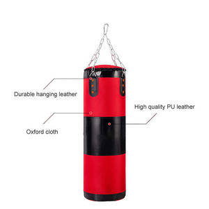 Premium Quality Custom Logo Heavy <b>Boxing</b> <b>Punching</b> <b>Bag</b> PU Leather Mma <b>Boxing</b> Workout <b>Punching</b> <b>Bag</b> Muay Thai Heavy <b>Punching</b> <b>Bags</b> - Product Image 2