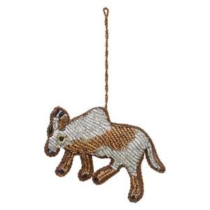 Threads Custom Size Color Brazeal Studio Custom Log Handmade Embroidered Beaded Velvet Satin <b>Christmas</b> <b>Tree</b> Ornaments <b>Golden</b> - Product Image 2