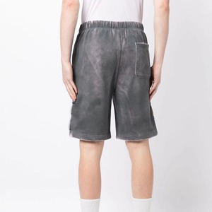Professional Made Wholesale Price Acid Wash <b>Shorts</b> New Arrival High Quality <b>Polyester</b>/Cotton High Street Style Elastic Waist - Product Image 2