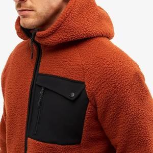 New Fashion Style Custom <b>Hoodie</b> Ultra Soft Warm Winter <b>Sherpa</b> <b>Hoodie</b> Men <b>Sherpa</b> Fleece <b>Hoodie</b> - Product Image 3