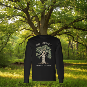 T-shirt à manches longues Tree Enthusiast American Sycamore, col rond unisexe, taille adulte - Product Image 3