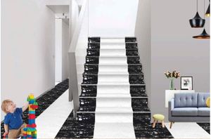 กระเบื้องพอร์ซเลนปูพื้นภายนอก ขนาด 30x120 ซม. ผิวมันเงา กันลื่น หนา 9 มม. ลายแบบดั้งเดิมสำหรับขั้นบันไดแบบอินเดีย - Product Image 4