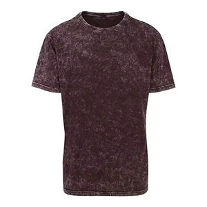 T-shirts décontractés pour hommes de qualité supérieure, dernier design, lavage à l'acide, respirants, couleurs unies, tailles adultes, unisexe, coupe ajustée - Product Image 1