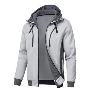 Sudadera con capucha y cremallera para hombre de estilo Streetwear, ajuste personalizado OEM con impresión de logotipo y servicios de etiqueta privada para la marca de ropa - Product Image 1