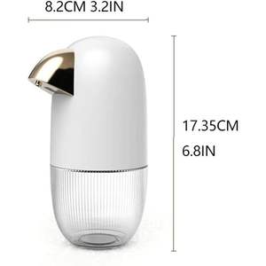 Dispenser Automatico di Sapone a Schiuma Senza Contatto, Elettrico/a Batteria, Portatile per Lavaggio Mani, per Uso Esterno e Alberghiero - Product Image 4